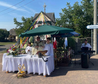 Msza na Kątach Śląskich - Dożynki 2025